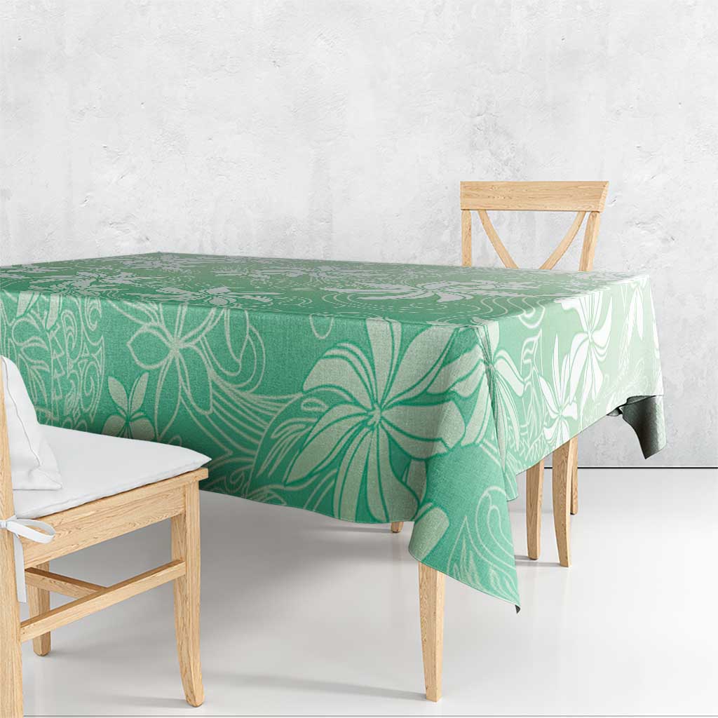 Tiare Tahiti Tablecloth Matcha Polynesia Motifs LT05 - Polynesian Pride