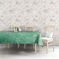 Tiare Tahiti Tablecloth Matcha Polynesia Motifs LT05 - Polynesian Pride