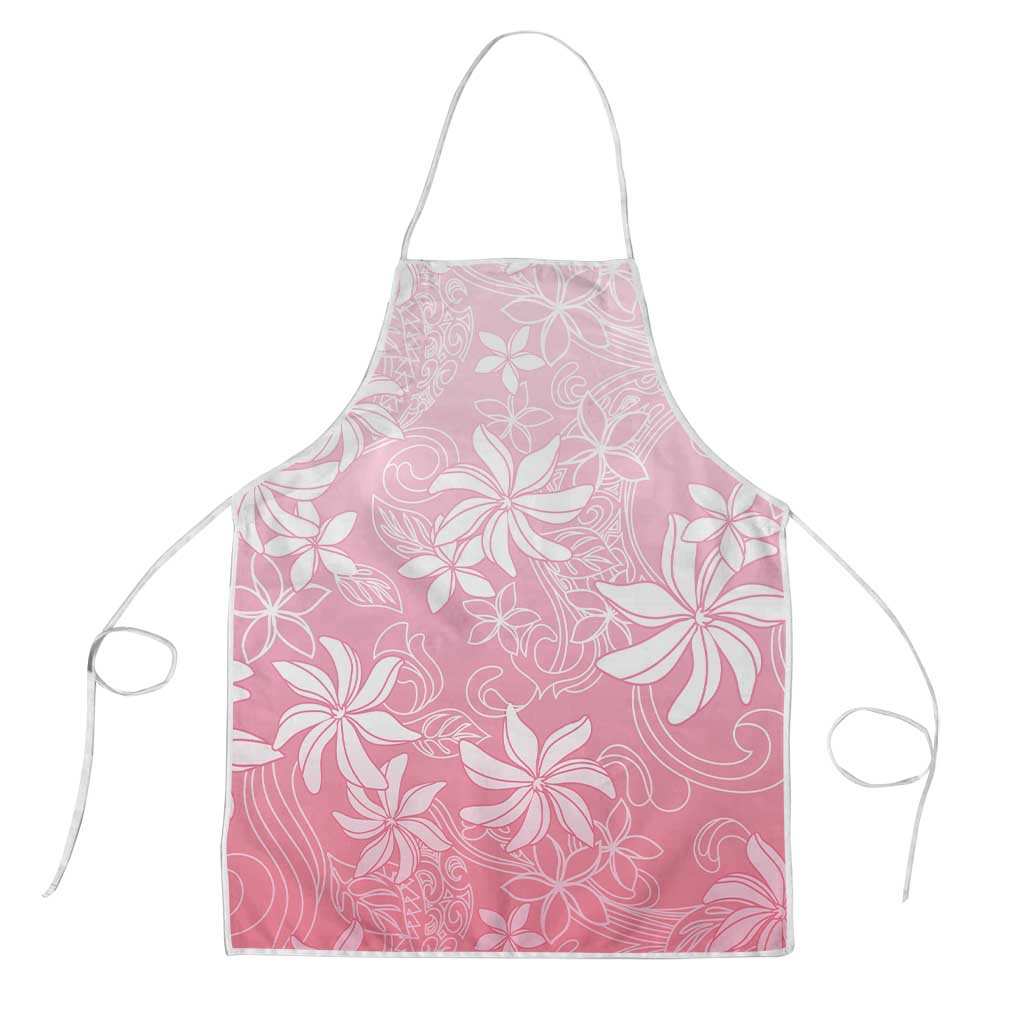 Tiare Tahiti Apron Pink Polynesia Motifs LT05 Pink - Polynesian Pride