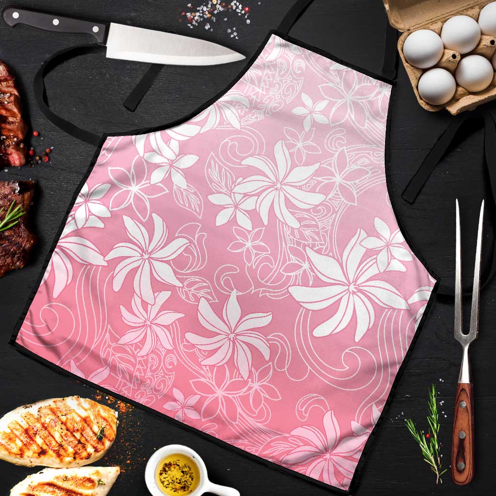 Tiare Tahiti Apron Pink Polynesia Motifs LT05 Pink - Polynesian Pride