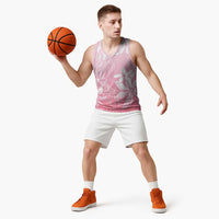 Tiare Tahiti Basketball Jersey Pink Polynesia Motifs LT05 - Polynesian Pride