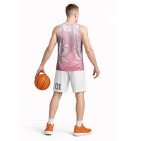Tiare Tahiti Basketball Jersey Pink Polynesia Motifs LT05 - Polynesian Pride