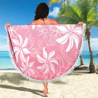 Tiare Tahiti Beach Blanket Pink Polynesia Motifs - Polynesian Pride
