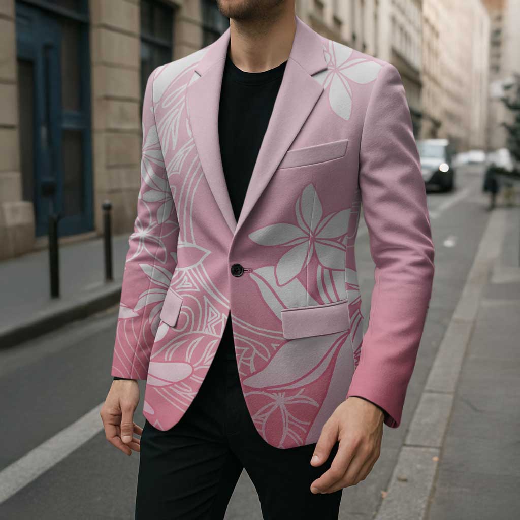 Tiare Tahiti Blazer Pink Polynesia Motifs LT05 - Polynesian Pride