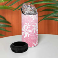 Tiare Tahiti 4 in 1 Can Cooler Tumbler Pink Polynesia Motifs - Polynesian Pride
