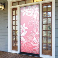 Tiare Tahiti Door Cover Pink Polynesia Motifs LT05 - Polynesian Pride
