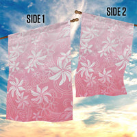 Tiare Tahiti Garden Flag Pink Polynesia Motifs - Polynesian Pride
