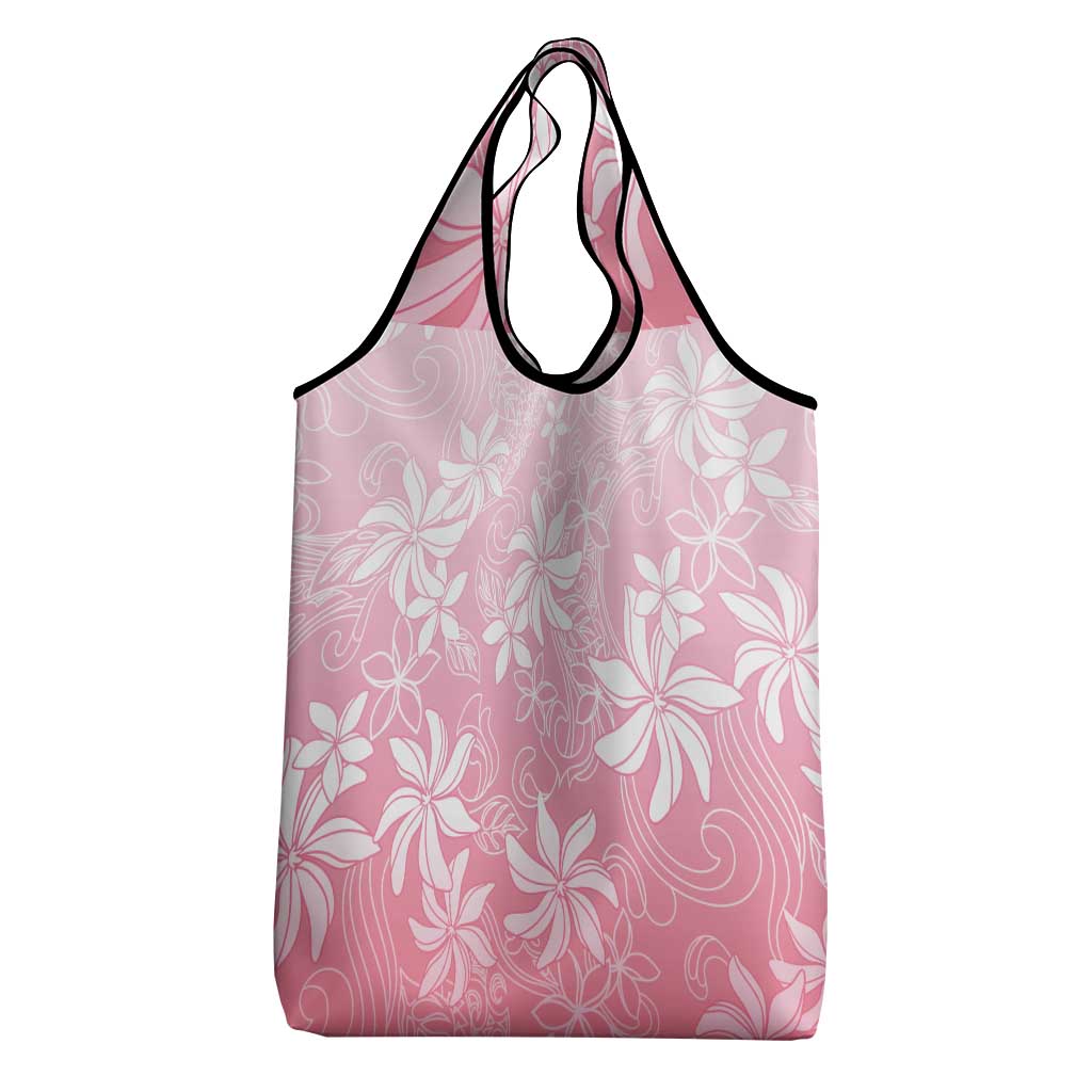 Tiare Tahiti Grocery Bag Pink Polynesia Motifs LT05 - Polynesian Pride