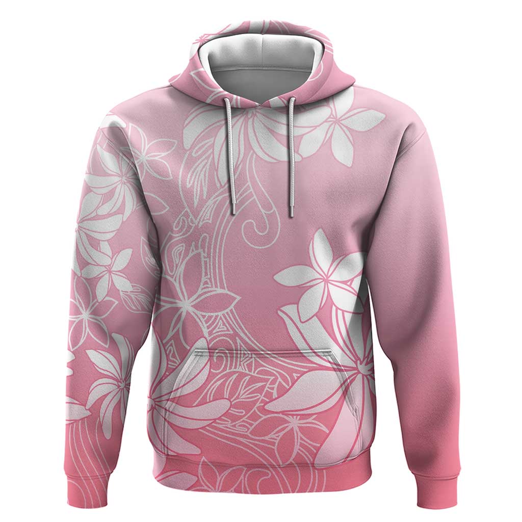 Tiare Tahiti Hoodie Pink Polynesia Motifs - Polynesian Pride