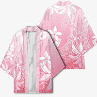 Tiare Tahiti Kimono Pink Polynesia Motifs - Polynesian Pride