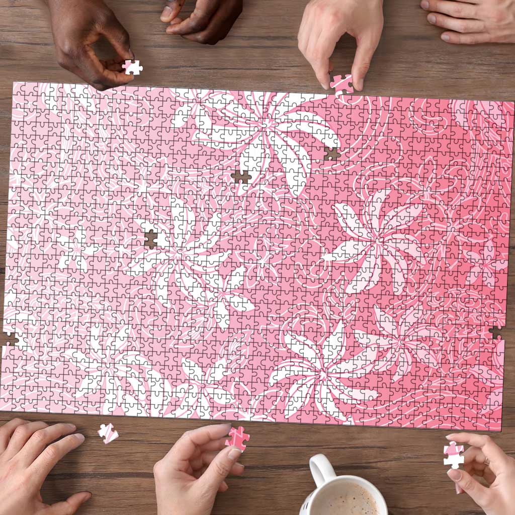 Tiare Tahiti Puzzle Pink Polynesia Motifs LT05 - Polynesian Pride