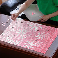 Tiare Tahiti Puzzle Pink Polynesia Motifs LT05 - Polynesian Pride