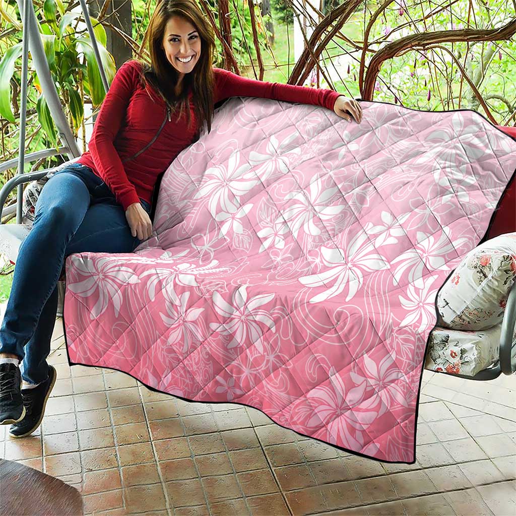 Tiare Tahiti Quilt Pink Polynesia Motifs - Polynesian Pride