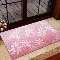 Tiare Tahiti Rubber Doormat Pink Polynesia Motifs LT05 - Polynesian Pride