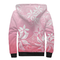 Tiare Tahiti Sherpa Hoodie Pink Polynesia Motifs LT05 - Polynesian Pride
