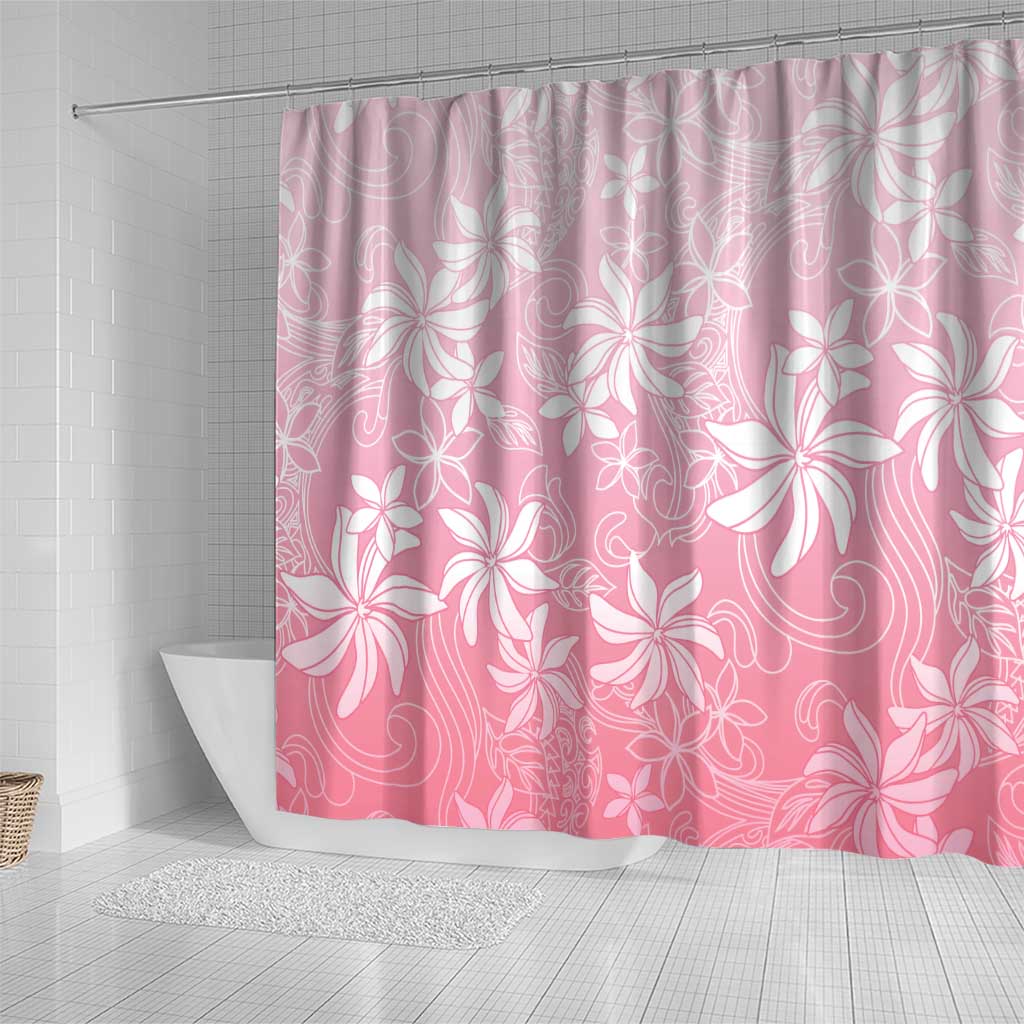 Tiare Tahiti Shower Curtain Pink Polynesia Motifs - Polynesian Pride