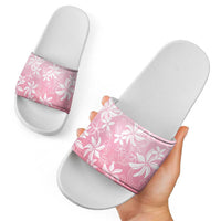 Tiare Tahiti Slide Sandals Pink Polynesia Motifs LT05 - Polynesian Pride