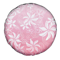 Tiare Tahiti Spare Tire Cover Pink Polynesia Motifs - Polynesian Pride