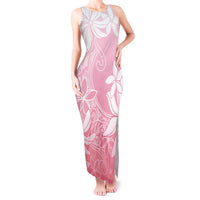 Tiare Tahiti Tank Maxi Dress Pink Polynesia Motifs LT05 Women Pink - Polynesian Pride