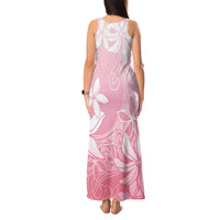 Tiare Tahiti Tank Maxi Dress Pink Polynesia Motifs LT05 - Polynesian Pride