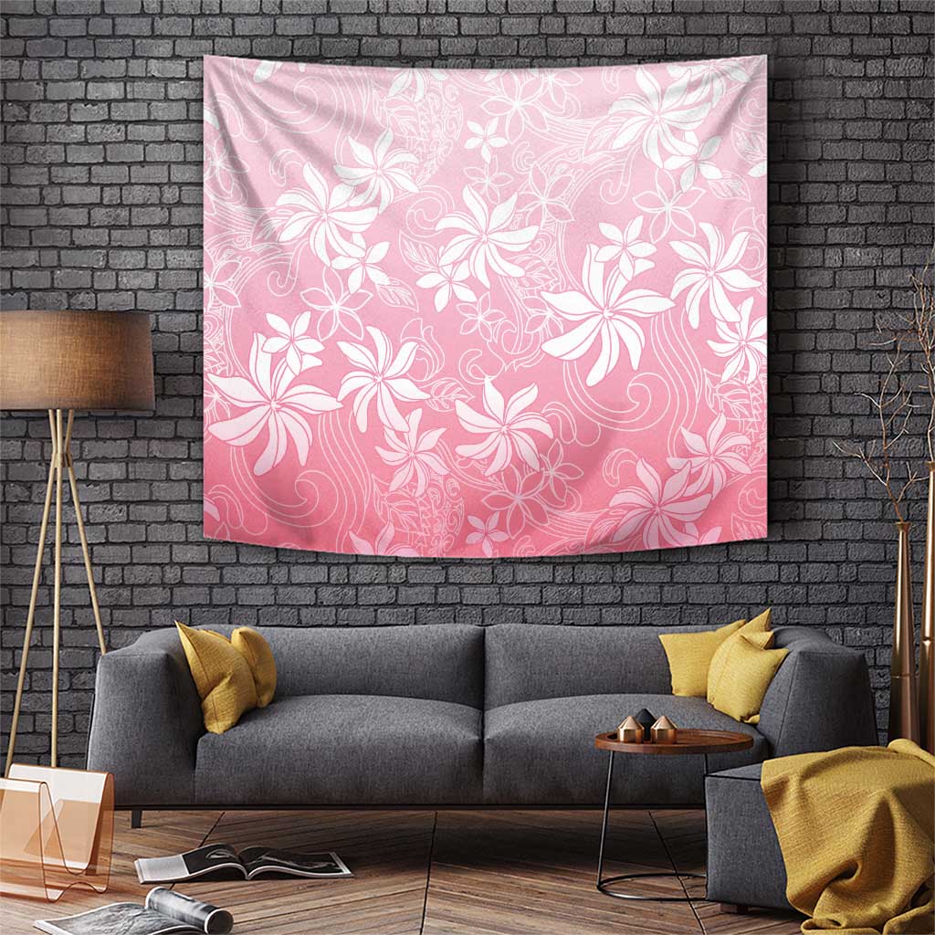 Tiare Tahiti Tapestry Pink Polynesia Motifs - Polynesian Pride