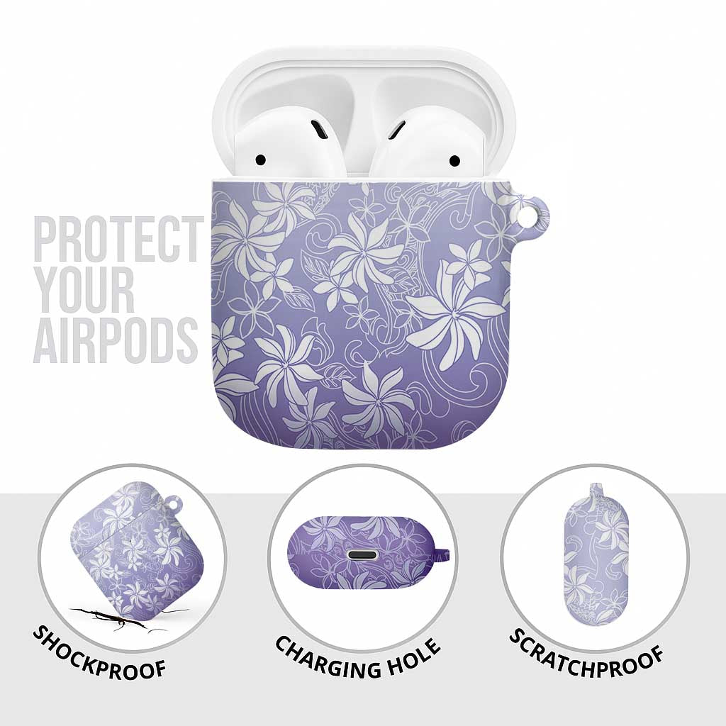 Tiare Tahiti AirPods Case Purple Polynesia Motifs LT05 - Polynesian Pride