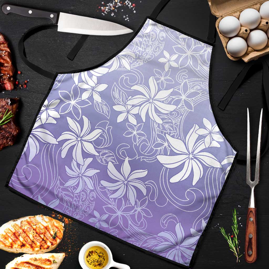 Tiare Tahiti Apron Purple Polynesia Motifs LT05 Purple - Polynesian Pride