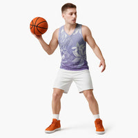 Tiare Tahiti Basketball Jersey Purple Polynesia Motifs LT05 - Polynesian Pride