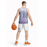 Tiare Tahiti Basketball Jersey Purple Polynesia Motifs LT05 - Polynesian Pride