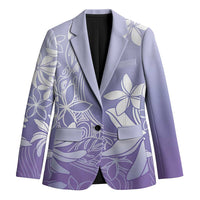 Tiare Tahiti Blazer Purple Polynesia Motifs LT05 Unisex Purple - Polynesian Pride