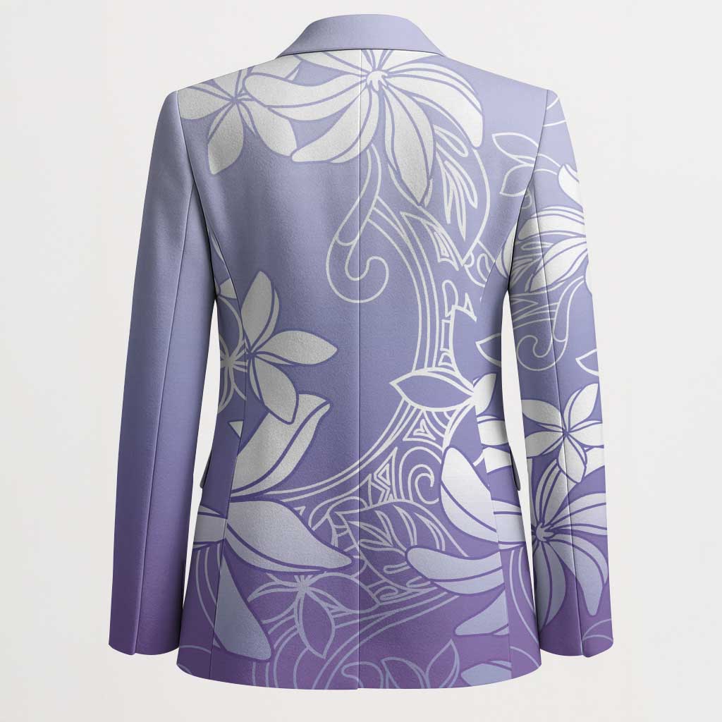 Tiare Tahiti Blazer Purple Polynesia Motifs LT05 - Polynesian Pride