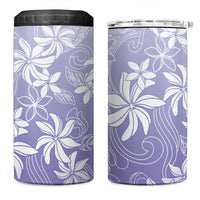 Tiare Tahiti 4 in 1 Can Cooler Tumbler Purple Polynesia Motifs - Polynesian Pride