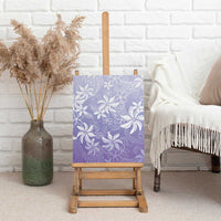 Tiare Tahiti Canvas Wall Art Purple Polynesia Motifs LT05 - Polynesian Pride
