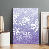 Tiare Tahiti Canvas Wall Art Purple Polynesia Motifs LT05 - Polynesian Pride