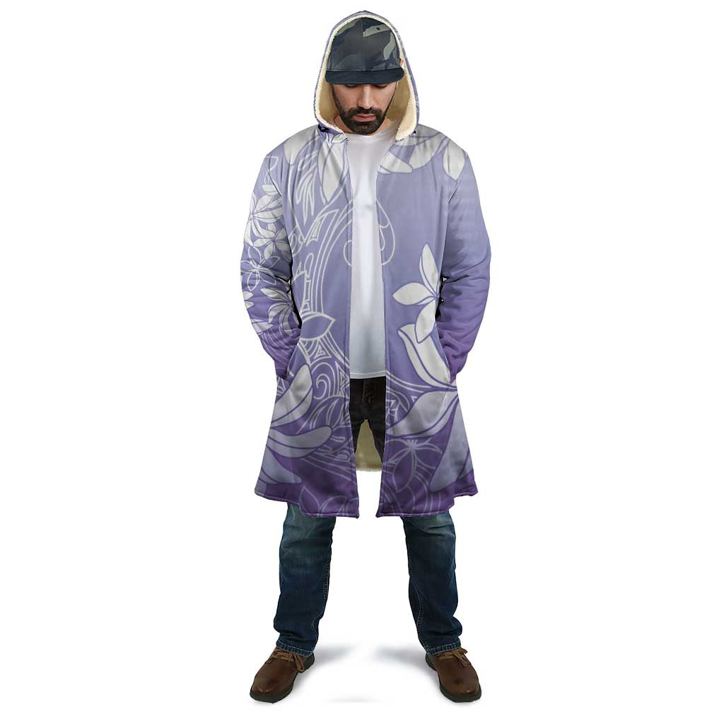 Tiare Tahiti Cloak Purple Polynesia Motifs - Polynesian Pride
