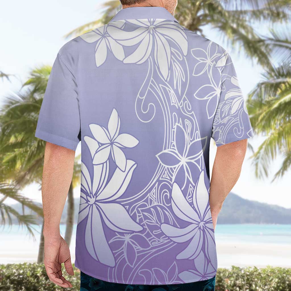 Tiare Tahiti Hawaiian Shirt Purple Polynesia Motifs LT05 - Polynesian Pride