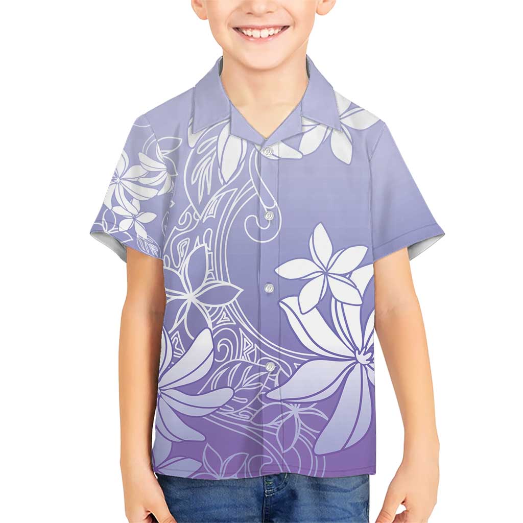 Tiare Tahiti Hawaiian Shirt Purple Polynesia Motifs LT05 - Polynesian Pride