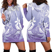 Tiare Tahiti Hoodie Dress Purple Polynesia Motifs LT05 - Polynesian Pride