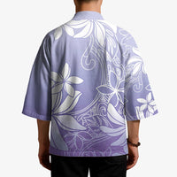 Tiare Tahiti Kimono Purple Polynesia Motifs - Polynesian Pride