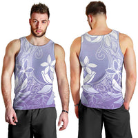 Tiare Tahiti Men Tank Top Purple Polynesia Motifs - Polynesian Pride