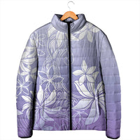Tiare Tahiti Padded Jacket Purple Polynesia Motifs LT05 - Polynesian Pride