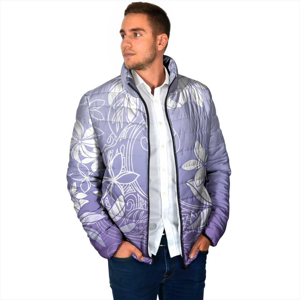 Tiare Tahiti Padded Jacket Purple Polynesia Motifs LT05 - Polynesian Pride