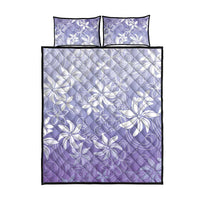 Tiare Tahiti Quilt Bed Set Purple Polynesia Motifs - Polynesian Pride