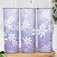 Tiare Tahiti Skinny Tumbler Purple Polynesia Motifs - Polynesian Pride