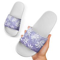 Tiare Tahiti Slide Sandals Purple Polynesia Motifs LT05 - Polynesian Pride