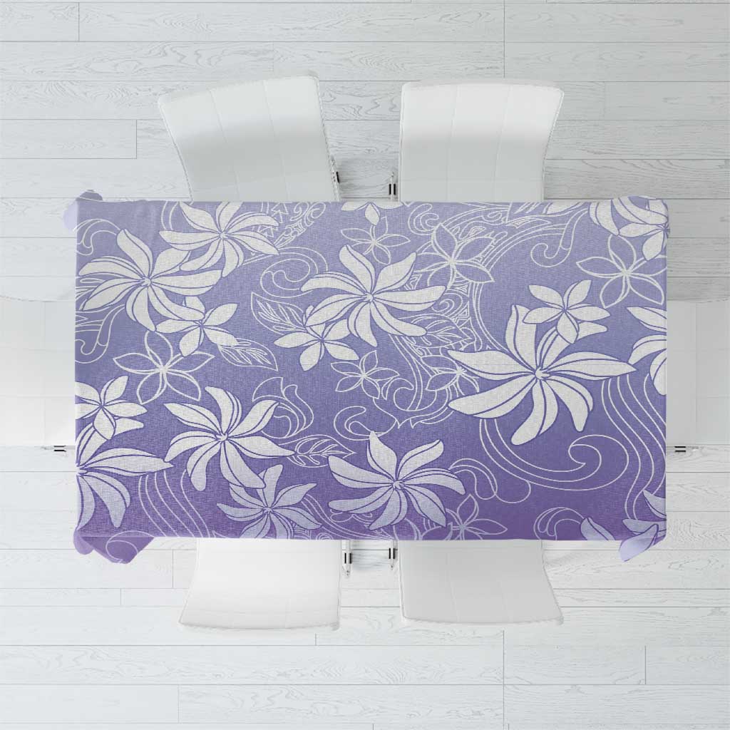 Tiare Tahiti Tablecloth Purple Polynesia Motifs LT05 Purple - Polynesian Pride