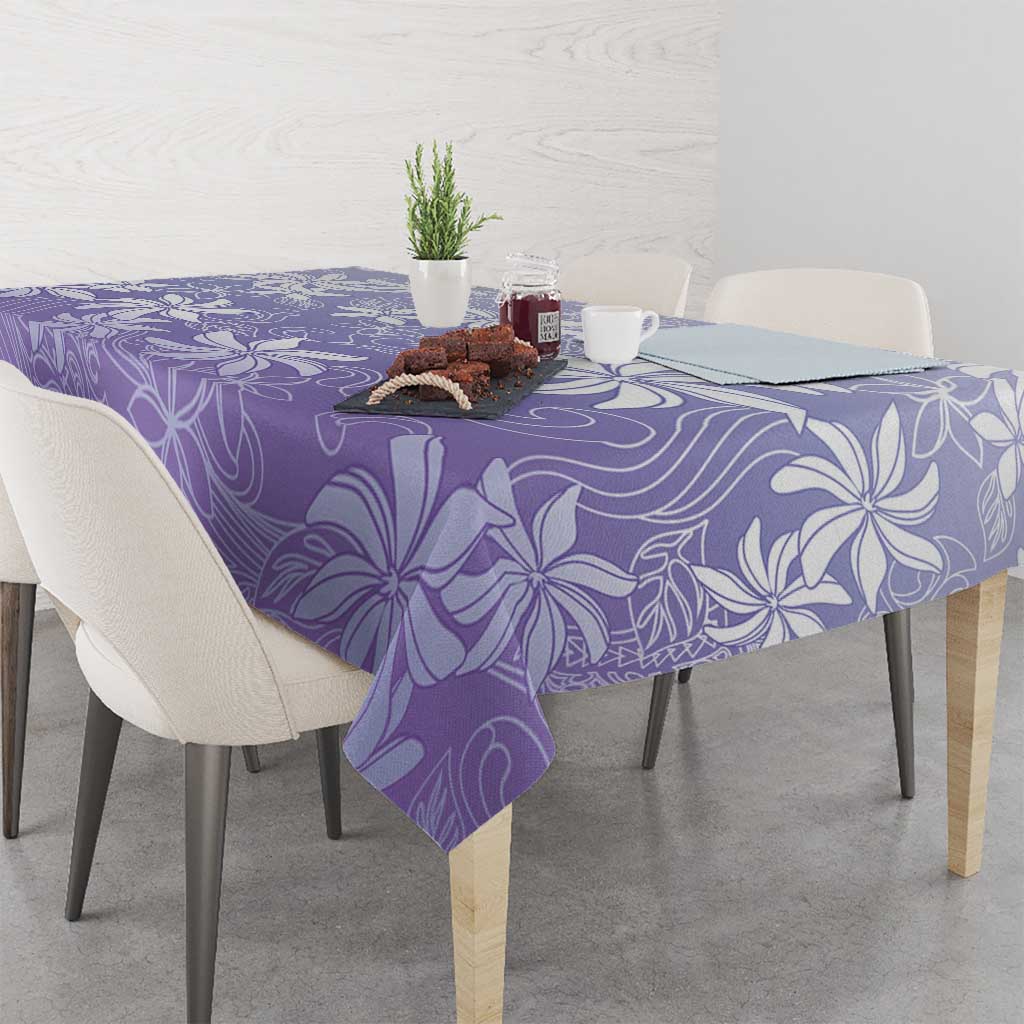 Tiare Tahiti Tablecloth Purple Polynesia Motifs LT05 - Polynesian Pride