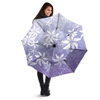 Tiare Tahiti Umbrella Purple Polynesia Motifs - Polynesian Pride