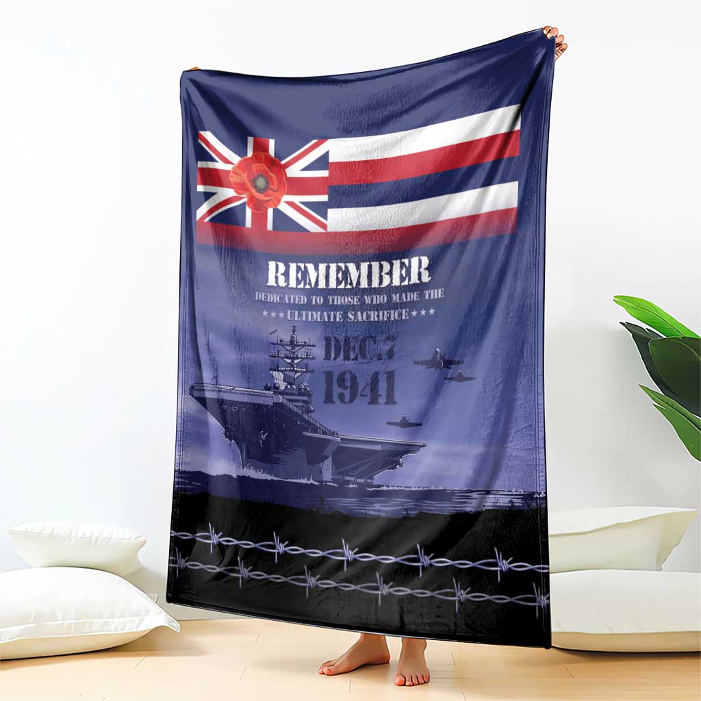 Hawaii Pearl Harbor Remembrance Day Blanket Flag Style LT05 - Polynesian Pride