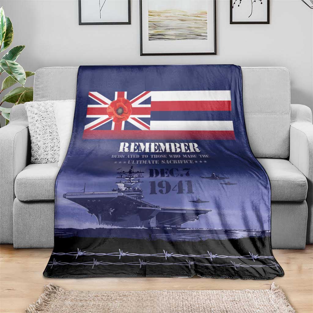 Hawaii Pearl Harbor Remembrance Day Blanket Flag Style LT05 - Polynesian Pride